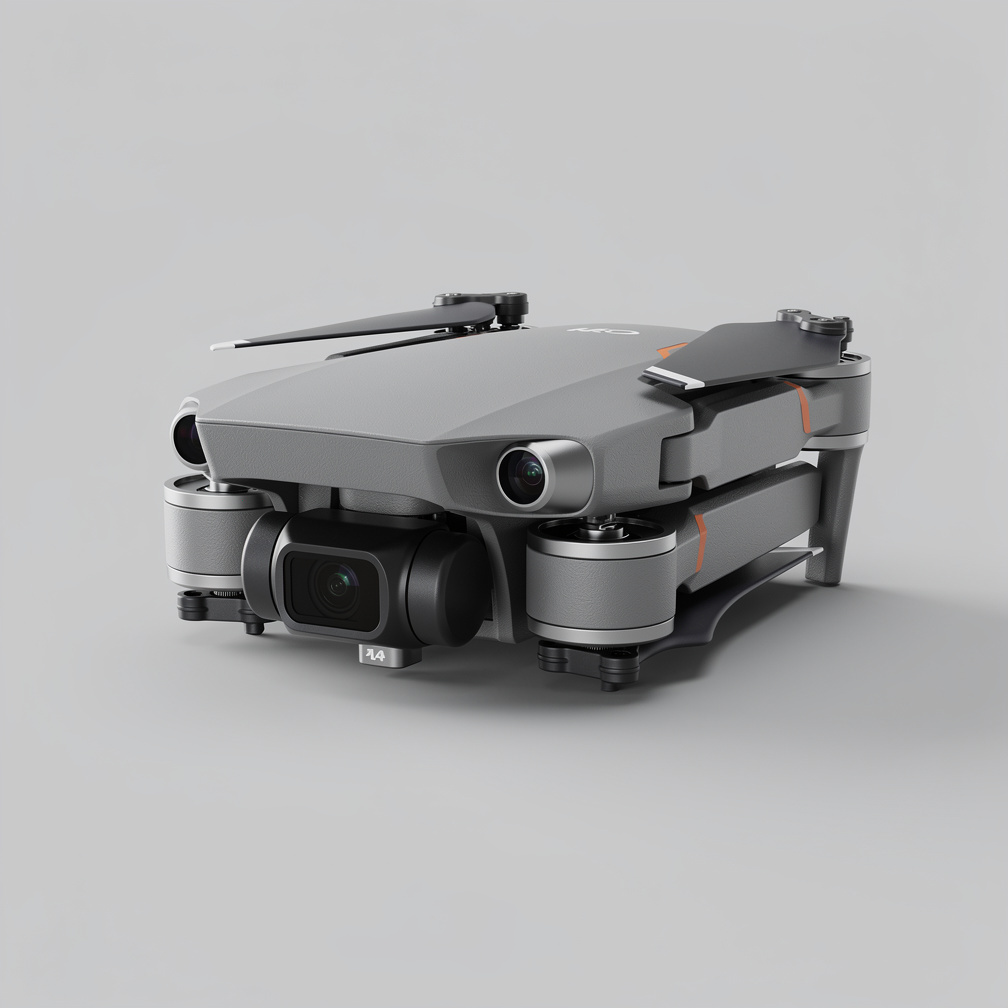 Compact consumer drone product photo